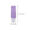 Beaupretty 4Pcs bottle travel bottles travel size face wash travel containers for toiletries travel containers convenient bottles cleasing milk collar abs lotion view 2