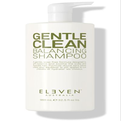 ELEVEN AUSTRALIA Gentle Clean Balancing Shampoo - Mild Daily Sulfate Free Shampoo for All Hair Types, Removes Buildup, Lightweight & Moisturizing, Hydrating Formula for Men & Women - 32.5 fl oz