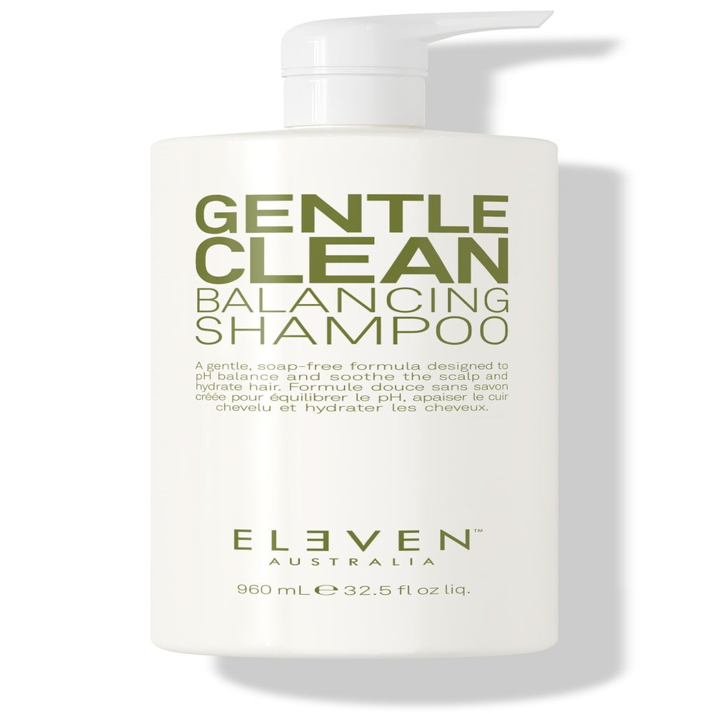 ELEVEN AUSTRALIA Gentle Clean Balancing Shampoo - Mild Daily Sulfate Free Shampoo for All Hair Types, Removes Buildup, Lightweight & Moisturizing, Hydrating Formula for Men & Women - 32.5 fl oz