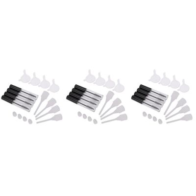 Beaupretty 12pcs Empty Eyelash Tube Set with Lid Eyelash Wands Funnels Pipettes for Mascara for Storing Mascara