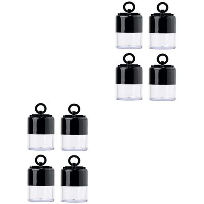 minkissy 8pcs Compact Powder Case Reusable Mini Powder Container for Travel Party