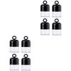 minkissy 8pcs Compact Powder Case Reusable Mini Powder Container for Travel Party view 1