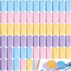 720 Count Makeup Facial Sponges Compressed Exfoliating Face Sponges for Cleansing Removal Wash Round Face Pads for Women Wash Cleansing Makeup, 4 Colors view 1