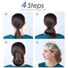 Aquior Shower Cap Disposable,30 PCS Bath Caps Large Thick Clear Waterproof Plastic Elastic Hair Bath Caps for Women Deep Conditioning Hair Care Hotel Travel Essentials Accessories Cleaning Supplies view 4