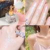 Etercycle Silver Body Glitter Spray, Shimmering Spray Powder Sparkle Powder, Cosmetic Shimmer Makeup Glitter for Hair and Body Face Clothes Nail Art Craft Design Easter Christmas Halloween Crafts view 4