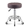 ZHOUXIAO Rolling Swivel Massage Salon Stool with Wheels and Thicker Seat Padding, Adjustable Height PU Leather Bar Stool Office Shop Stool with Footrest SPA Stool Hairdressin Coffee view 1