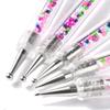 minkissy 10pcs Dual-ended Nail Art Pen Rhinestone Applicator Lightweight and Nail Painting Tools for Home and Professional Use view 2