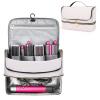 Double-Layer Travel Case for Dyson Airwrap, Shark Flexstyle Travel Carrying Case, Waterproof Portable Storage Bag for Dyson & Shark Hair Dryer/Styler/Airwrap/Attachments, Gift for Women (Pink) view 1