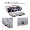 Double-Layer Travel Case for Dyson Airwrap, Shark Flexstyle Travel Carrying Case, Waterproof Portable Storage Bag for Dyson & Shark Hair Dryer/Styler/Airwrap/Attachments, Gift for Women (Pink) view 4