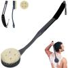 Back Brush Long Handle for Shower, 20.5 Back Bath Brush for Shower, Back Scrubber, Exfoliation and Improved Skin Health for Elderly with Limited Arm Movement, Disabled, Pregnant Women view 1