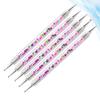 Beaupretty 15pcs Dual-ended Nail Art Dotting Pen Nail Painting Tools for Professional Home Use for Accessories Easy to Carry Use view 2