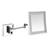 Feiyxu Wall Mounted Lighted Vanity Mirror with Lights,3X Magnifying Bathroom Makeup Mirror,8 Inch Bathroom with Light Mirror,Folding Telescopic Makeup Mirror for Home Makeup, Shaving view 1