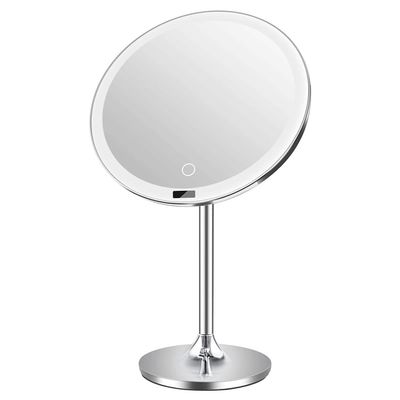 Feiyxu Makeup Mirror Vanity Mirror with Lights,8.5 Inch Magnifying LED Vanity Mirror,USB charging Intelligent Induction Vanity Mirror with Lights and Touch Screen Dimming, Cosmetic Studio, Jewelry Sto