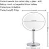 Feiyxu Makeup Mirror Vanity Mirror with Lights,8.5 Inch Magnifying LED Vanity Mirror,USB charging Intelligent Induction Vanity Mirror with Lights and Touch Screen Dimming, Cosmetic Studio, Jewelry Sto view 3