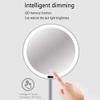 Feiyxu Makeup Mirror Vanity Mirror with Lights,8.5 Inch Magnifying LED Vanity Mirror,USB charging Intelligent Induction Vanity Mirror with Lights and Touch Screen Dimming, Cosmetic Studio, Jewelry Sto view 4