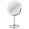 Feiyxu Makeup Mirror,7 Inch LED Lighted Vanity Swivel Mirror 1x/7x Magnifying Double Sided Mirror,USB Operated 360 Degree Rotation Cosmetic Mirror Light Up Mirror, Cosmetic Studio, Jewelry Store view 1