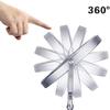 Feiyxu Makeup Mirror,7 Inch LED Lighted Vanity Swivel Mirror 1x/7x Magnifying Double Sided Mirror,USB Operated 360 Degree Rotation Cosmetic Mirror Light Up Mirror, Cosmetic Studio, Jewelry Store view 4