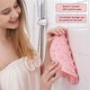 3 PCS Shower Foot & Back Scrubber, Massage Pad, Wall-Mounted Back Scrubber, Silicone Bath Massage Cushion Brush with Suction Cups, Bathroom Wash Foot Mat Exfoliating Dead Skin Foot Brush view 4