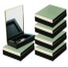 Square Magnetic Plastic Makeup Palette Empty Eyeshadow Pallet Refillable Lipstick Organizer Pan with Mirror for DIY Cosmetic Foundation Shading Powder Blush Pressed Powder Container Gold Pack of 6 view 1