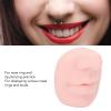Dioche Silicone Piercing Model with Mouth, Flexible Soft Imitation Nose Model, Reusable Nose Displays for Teaching Piercing Practice, Approx. 7 x 7.5 x 4.2cm (Light Skin Color) view 4
