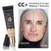 PHOERA CC+ Cream,Full Coverage FoundationColor Correcting Cream,Anti Aging Hydrating Serum & SPF 25+ Sunscreen - Natural Finish - 1.08 fl oz (160 Sand) view 3