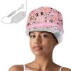 Electric Hair Steamer Cap for Deep Conditioning 3 Mode Temperature Control Heat Cap Thermal Electric Heating Cap for Home Hair Care Treatment Soft Bear Design view 1