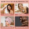 Electric Hair Steamer Cap for Deep Conditioning 3 Mode Temperature Control Heat Cap Thermal Electric Heating Cap for Home Hair Care Treatment Soft Bear Design view 2