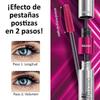 FARMASi Double Lash Extend Mascara, 2-Step Special Brush for Lengthening & Volumizing, False Lash Effect, Buildable Formula, No Clumping, Defines & Multiplies Eyelashes, Black, 0.41 fl oz (Pack of 2) view 4