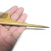 minkissy 3pcs Green Sandalwood Fine Tooth Comb Pointed Tail Handle Natural Scalp for Hair Smoothing and Styling for and Men view 3
