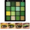 Boobeen Colorful Eyeshadow Palette Makeup-16 Colors, Matte and Glitter Eyeshadow, Bright Eyeshadow palettes, Blendable, Easy to Build Dramatic Glamour Looks (Green) view 3