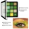Boobeen Colorful Eyeshadow Palette Makeup-16 Colors, Matte and Glitter Eyeshadow, Bright Eyeshadow palettes, Blendable, Easy to Build Dramatic Glamour Looks (Green) view 4