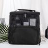 AB1 Shower Caddy Bag Portable Hanging Shower Tote Bags with Hook Travel Toiletry Bag for Men and Women Large Cosmetics Makeup Organizer Pouch for College Dorm Room AB1(Black) view 2