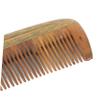 Beaupretty Green Sandalwood Fine Tooth Comb Handle Wooden Hair Comb for Smoothing and Styling for Women Hair Care and Scalp Massage Pointed Tail Design view 3