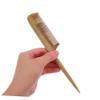 Beaupretty Green Sandalwood Fine Tooth Comb Handle Wooden Hair Comb for Smoothing and Styling for Women Hair Care and Scalp Massage Pointed Tail Design view 4