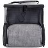 AB1 Shower Caddy Bag Portable Hanging Shower Tote Bags with Hook Travel Toiletry Bag for Men and Women Large Cosmetics Makeup Organizer Pouch for College Dorm Room AB1(Grey) view 1