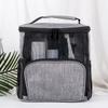 AB1 Shower Caddy Bag Portable Hanging Shower Tote Bags with Hook Travel Toiletry Bag for Men and Women Large Cosmetics Makeup Organizer Pouch for College Dorm Room AB1(Grey) view 4