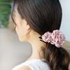Silk Yarn Floral Fabric Hairpin Hair, 10PCS - Elegant Lady Plate Hair Claw, Duckbill Clip, Double Flower Hair Clips view 3