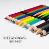 TWOMODE 12PCS Eyeliner Pencil Colourful Fashion Makeup Eyebrow Pencil Long Lasting Waterproof Eyeliner Pen view 4