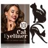ALAYNA Eyeliner Stencils for Cat Eye Winged Eyeliner and Smokey Eyeshadow Applicators Shaper Tool Guide Cat Eyeliner Sticker Eyebrow Pencil Stencil 10 Different Effects, 2 Pack view 3