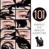 ALAYNA Eyeliner Stencils for Cat Eye Winged Eyeliner and Smokey Eyeshadow Applicators Shaper Tool Guide Cat Eyeliner Sticker Eyebrow Pencil Stencil 10 Different Effects, 2 Pack view 4