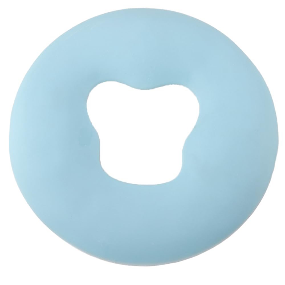 Tiiyee U Shape Massage Pillow, Basic Massage Face Spa Gel Pad Face Relax Body Massage Cradle Cushion Health Care Green Soft Overlay Face Relax Cradle Cushion Pad(Sky Blue)