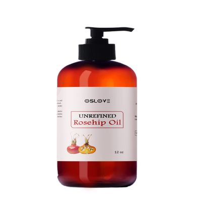 Oslove Organics Unrefined Pure Organic Rosehip Oil-12oz