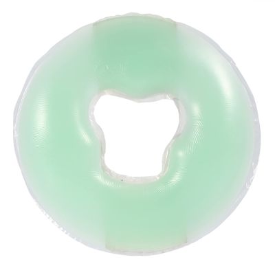 Tiiyee U Shape Massage Pillow, Basic Massage Face Spa Gel Pad Face Relax Body Massage Cradle Cushion Health Care Green Soft Overlay Face Relax Cradle Cushion Pad(Light Green)