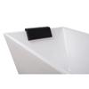 Vanity Art Comfortable and Relaxing Bathtub Pillows for Head and Neck Support, Waterproof Tub Accessories, Black, M385 view 2