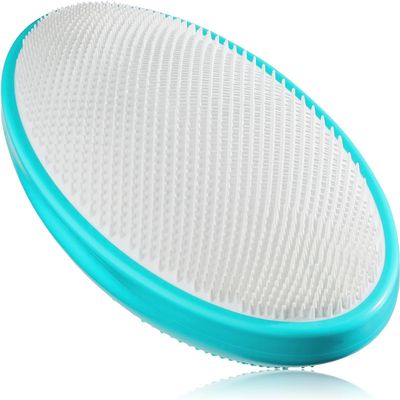 WIZKER Premium Ingrown Hair Exfoliating Brush: Soft + Firm Face Body Scrubber, Sensitive Skin Exfoliator, Prevents Razor Bumps, Shave, Laser, Wax, Epilation, Dermaplaning Waterproof, Mold Resistant