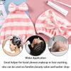 Large Microfiber Hair Towel Cap,Rapid Drying Towel For Hair,Ultra Soft Super Absorbent Hair Drying Towel Turban,Cute Gray&Pink Bow Hair Towel Wrap,Hair Drying Towels For Women Fast Dry(2pack) view 4
