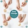 Jungle Culture Dish Brushes or Replacement Brush Heads for Eco Dish Brushes  Wooden Kitchen Washing Up Brush Heads  Interchangeable Bristle Refills  Dish Scrubbers (Firm Replacement Heads) view 4