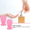 Healifty 1pair Exfoliating Gel Gloves for Hand Moisturizing Thickened Heat Preservation Mittens for Spa Skin Care Nourishing Treatment for Soft Smooth Hands view 3