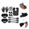 KALLORY 19pcs Hair Dye Tools Kit Includes Tinting Bowl Brush Cape Ear Covers and Clips for Home and Salon Use Complete Hair Coloring view 3