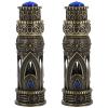 Beaupretty 2pcs Vintage Perfume Bottle, Dubai Perfume Bottle Empty Bottle Perfume Sub Bottle Glass Essential Oil Container Middle East view 1
